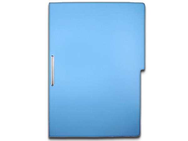 Carpeta Pressboard Kyma C/Broche 8cm Tamaño Oficio Azul Claro.