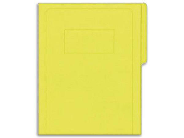Carpeta Pressboard Kyma con palanca. Tamaño Carta. Color Amarillo.