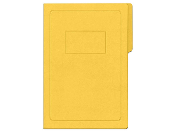 Carpeta Pressboard Kyma con palanca. Tamaño Oficio. Color Amarillo.