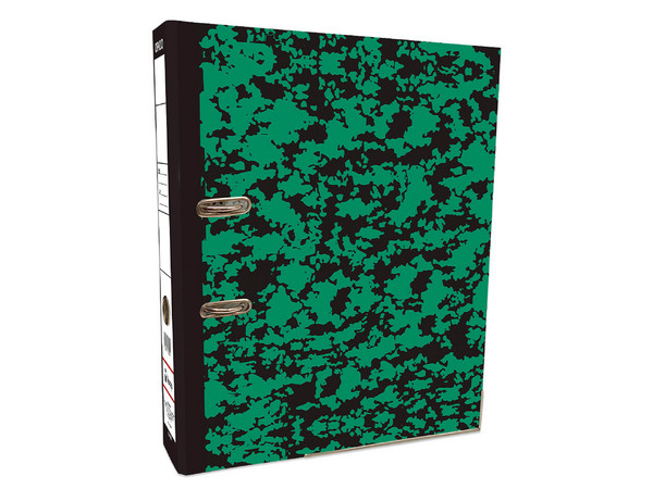 Carpeta Registrador, Nextep, Tamaño Oficio, Verde Marmoleado, Broche Metálico, Modelo NE-050O.