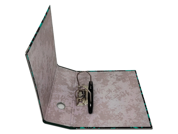 Carpeta LEFORT, Herraje Tipo Registrador, Tamaño Esquela, Color Verde.