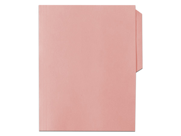 Folder Manila Oxford M750PIN de tamaño carta, color rosa. Paquete con 100 piezas