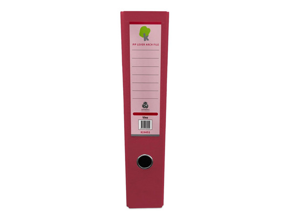 Carpeta de Cartón Forrada de PVC Techmakro ESCA0121, Tamaño Carta, Cartón Forrado de PVC, Color Vino.
