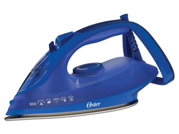 Plancha de Vapor Oster AeroGlide Plus S7600 GCSTAC7601-013, Suela Antiadherente, 1600W. Color Azul.