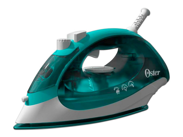 Plancha de Vapor Oster GCSTBS5052, Suela de Cerámica, 1200W. Color Azul.