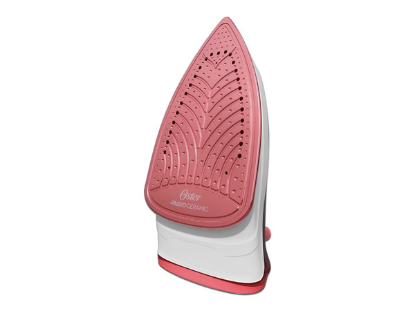 Plancha de Vapor Oster GCSTBS5053, Suela de Cerámica, 1200W. Color Rosa.
