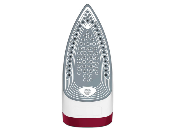 Plancha de Vapor T-FAL FV2833X0, Suela Ceramic. Color Azul y Rojo.