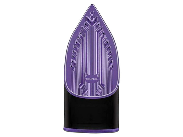 Plancha de Vapor Taurus Selene, 1200W, 250 ml, Color Negro/Morado.