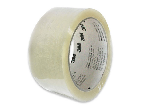 Cinta de Empaque Transparente, Adhesivo Hot Melt, Paquete con 6 Piezas