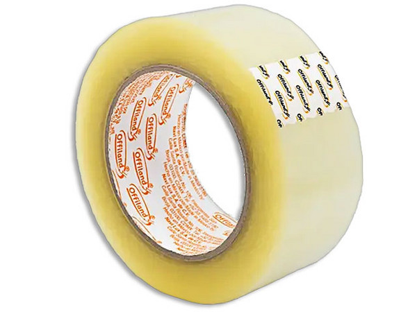 Cinta Adhesiva de Empaque Offiland, Transparente, 48 mm x 150 m, Blister 6 Pzas.