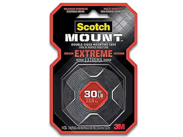 Cinta Doble Cara Extrema 3M Scotch 414H, 2.54 cm x 1.52 m.
