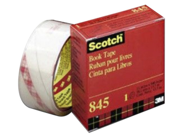 Cinta Adhesiva 3M Book Tape, 0.038 x 13m.
