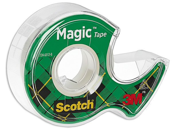Cinta Mágica Scotch Modelo 810, Con Despachador, 4 Pzas, 19 mm x 12.7 m.