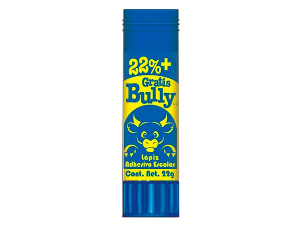 Lápiz Adhesivo Bully de 22g, 1 pieza.
