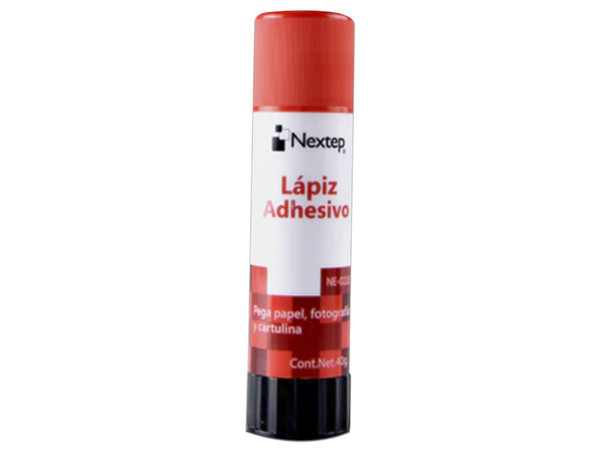 Lápiz Adhesivo Nextep de 40g, paquete con 6 piezas.