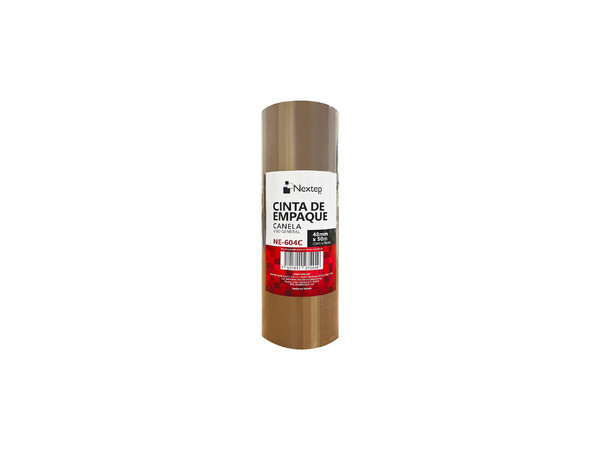 Cinta, Nextep, Con Empaque Canela Uso General NE-604C (48 mm x 50 m), Con 6 Piezas.
