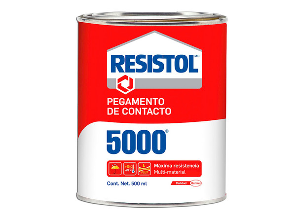 Pegamento Liquido Amarillo Resistol 5000 Clasico, 500ML.