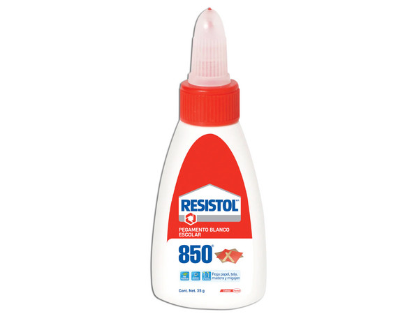 Pegamento blanco Resistol 850, de 35g, 1 Pieza.
