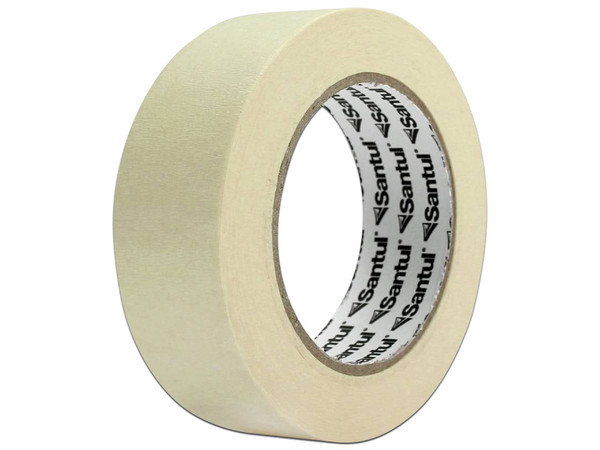 Cinta Adhesiva Masking Tape Santul 5721, 36mm x 50m. Color Natural.