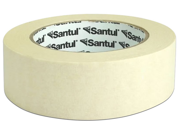 Cinta Adhesiva Masking Tape Santul 5721, 36mm x 50m. Color Natural.