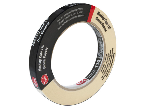 Cinta Adhesiva TUK Masking Tape 110 de 12mm x 50m.