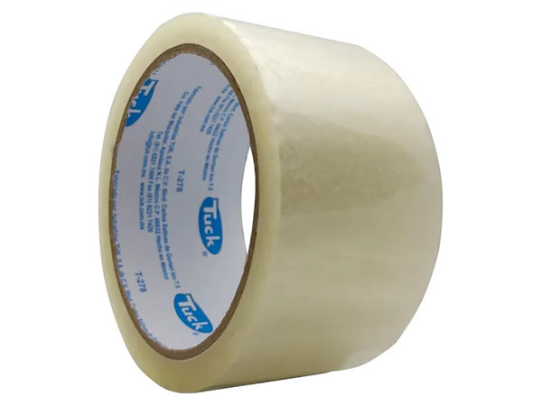Cinta Adhesiva Tuck 278 48mmx50m Empaque Transparente, 36 Piezas.