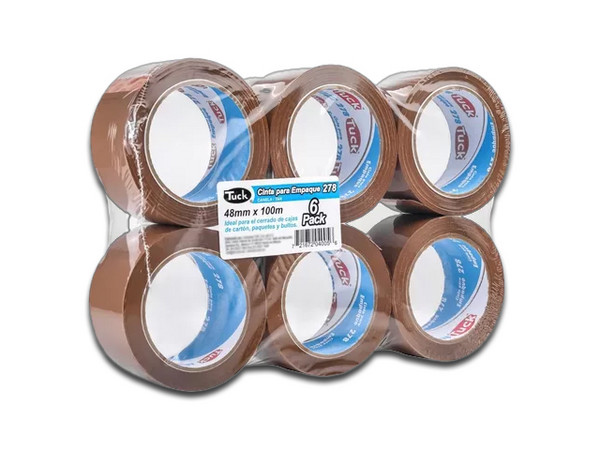 Cinta de Empaque Tipo 279 TUK 257824 de 48mm x 100m.