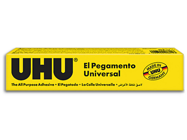 Pegamento Universal UHU Transparente, 125ml.