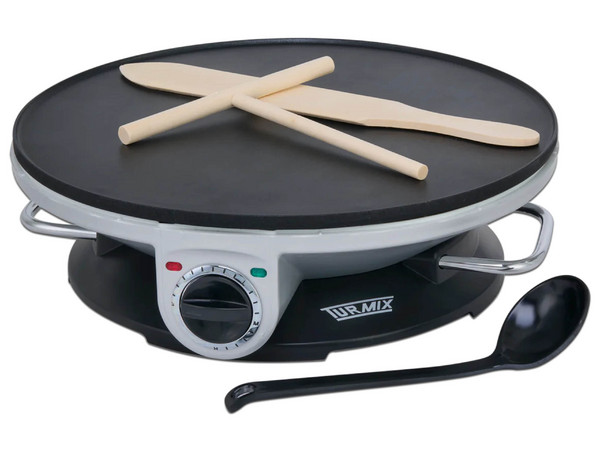 Crepera TURMIX CREP01, Superficie 30 cm, Recubrimiento Antiadherente, 1000 W, Incluye Accesorios.