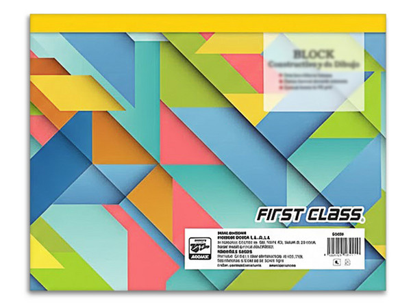 Block de Dibujo DIETRIX 3420, Tamaño Grande (32.3x48 cm), Cartulina Bristol Blanca, 20 Hojas.