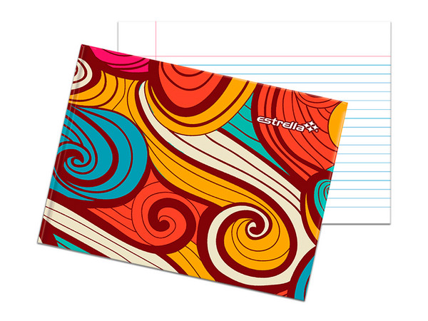 Cuaderno Estrella 0064 De Raya, Pasta Dura, Forma Italiana de 96 hojas.
