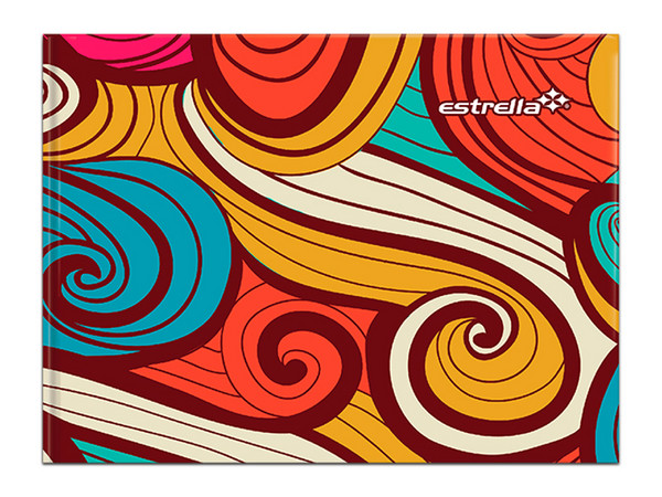 Cuaderno Estrella 0064 De Raya, Pasta Dura, Forma Italiana de 96 hojas.