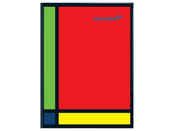 Cuaderno Estrella 0087, Form Francesa, Cuadro Grande, 100 Hojas.