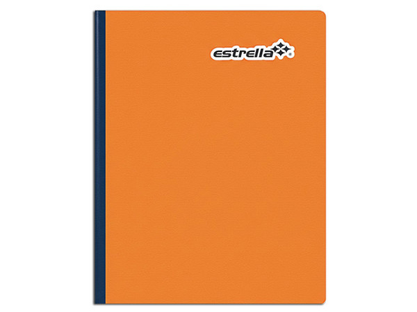 Cuaderno Estrella Universitario Cosido C7 100 Hojas (Modelo 0481) mide 14.8 x 21 cm y está compuesto por 100 hojas rayadas, ideales para uso académico y profesional.