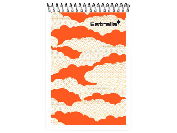 El Block Estrella Taquigrafía Corto 100 - B (Modelo 34) es ideal para tomar notas rápidas y eficientes. Este block mide 11.4 x 16.5 cm y contiene 100 hojas de papel bond de 52 g/m2, rayadas en dos columnas con líneas rojas.