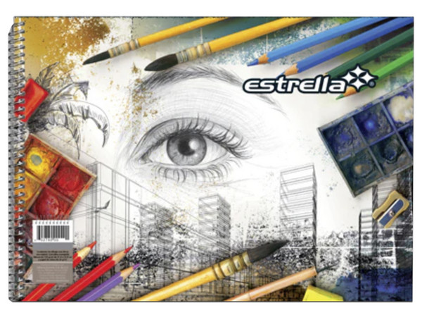 Cuaderno Estrella Dibujo China de 30 Hojas.