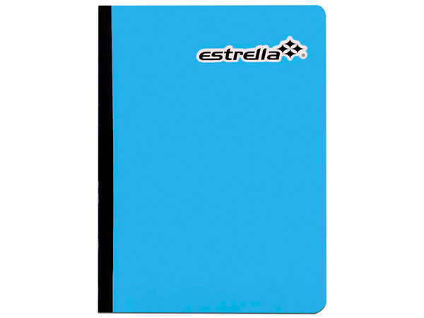 Cuaderno Estrella Profesional Cosido de Cuadro C7, Forma Francesa de 100 hojas.
