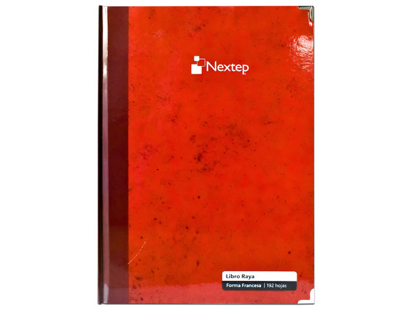 Libro Nextep, raya, 192 hojas, tamaño francés.