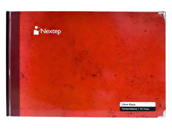 Libro Nextep de rayas con 192 hojas, estilo italiano.