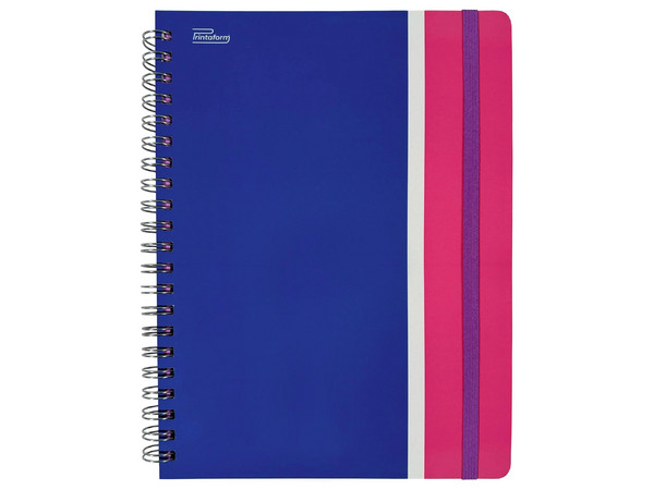 Cuaderno Profesional Printaform PRSPC5, Cuadro Chico, Pasta Dura, 100 hojas.