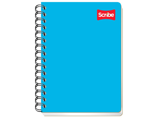 Cuaderno Scribe de Cuadro Grande (C7), Forma Francesa, Espiral Doble, 100 Hojas.