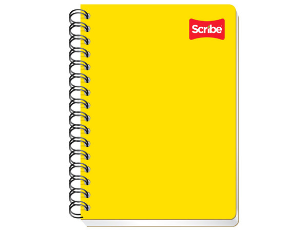 Cuaderno Scribe de Doble Raya, Forma Francesa, Espiral Doble, 100 Hojas.