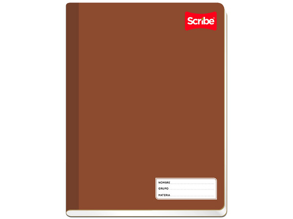 Cuaderno Profesional Cosido Scribe Clásico Doble Raya 100 Hojas (Modelo 4504) mide aproximadamente 20.7 x 14.8 cm y contiene 100 hojas de papel bond con líneas dobles, ideales para mejorar la caligrafía. 