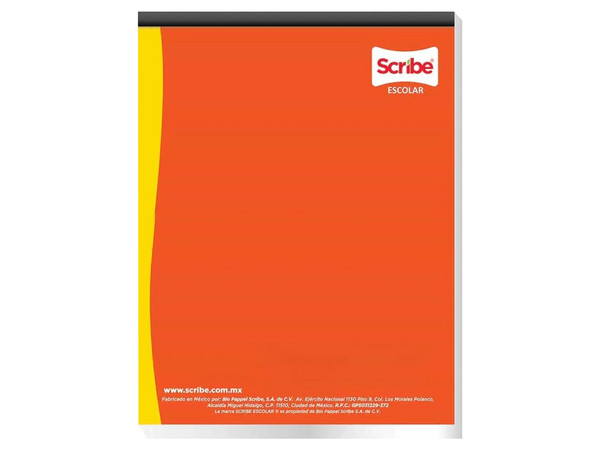 El Block Pegado Scribe Profesional C5 Cuadro Chico 80 Hojas (Modelo 4552) mide 16.2 x 22.9 cm y contiene 80 hojas con cuadro chico, ideales para notas profesionales.
