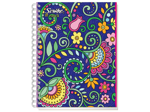 Cuaderno Profesional Scribe Natural Raya Espiral Doble 100 Hojas (Modelo 6060) está diseñado para ofrecer una experiencia de escritura cómoda y eficiente.