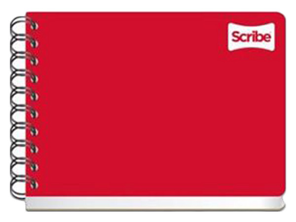 Cuaderno Tipo Italiano Scribe de Cuadro Chico (5mm), 100 Hojas.