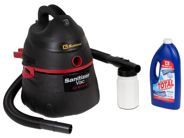 Aspiradora Koblenz Sanitizer WD390S, sanitiza y desinfecta.