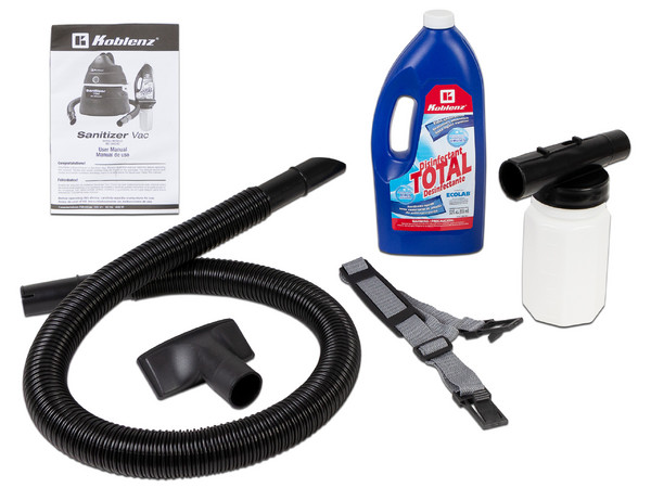 Aspiradora Koblenz Sanitizer WD390S, sanitiza y desinfecta.