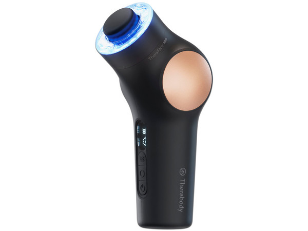 Masajeador eléctrico facial TheraFace Pro, 6 en 1, Color Negro.