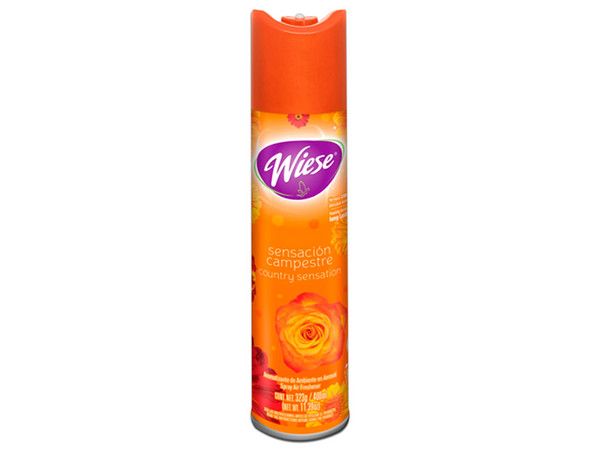 Aromatizante en Aerosol Wiese Sensación Campestre de 400ml.